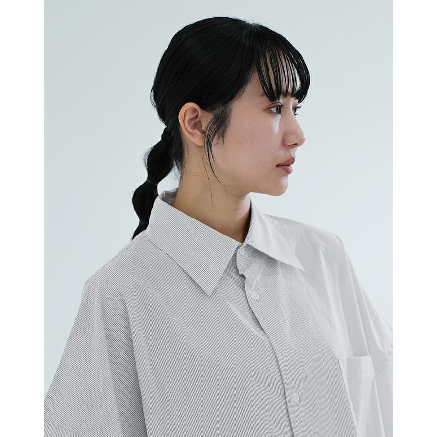 【新品】  NOWOS / ノーウォス | Tulle shirt カラーシャツ | F | アイボリー | レディース Tulle lace blouse-チュールレースブラウス-nowos（ノーウォス）通販