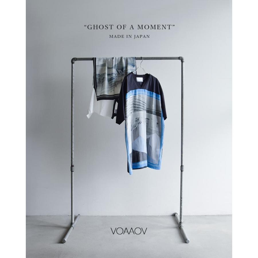 ヴォアーブ VOAAOV Vネック 半袖 プリント Tシャツ GHOST OF A MOMENT votp-p112 ユニセックス 春夏 2026ss新作の画像