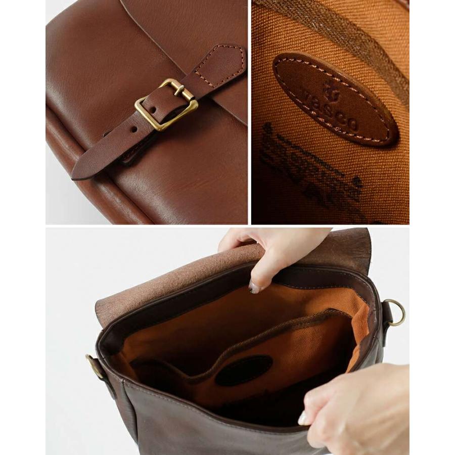 ヴァスコ VASCO OLDOIL レザー ポストマン プレーン ショルダーバッグ スモール LEATHER POSTMAN SHOULDER BAG SMALL vs-249l  ユニセックスの画像