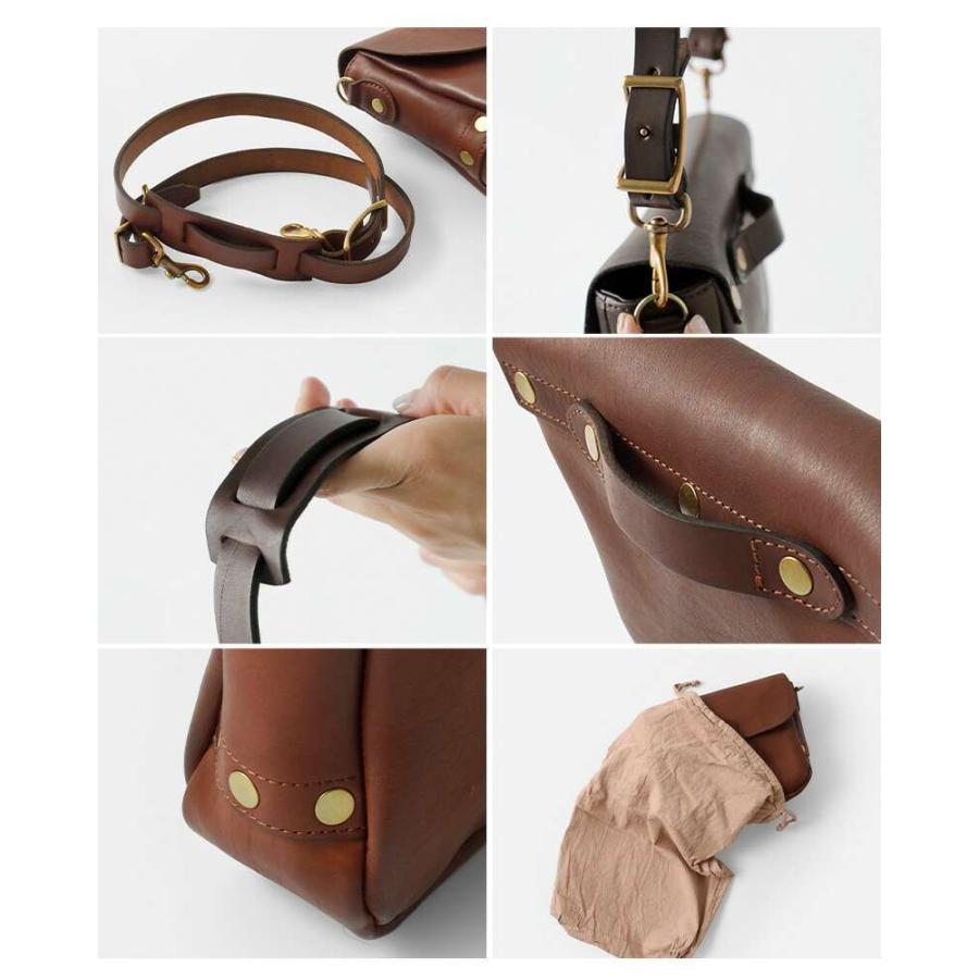 ヴァスコ VASCO OLDOIL レザー ポストマン プレーン ショルダーバッグ スモール LEATHER POSTMAN SHOULDER BAG SMALL vs-249l  ユニセックスの画像