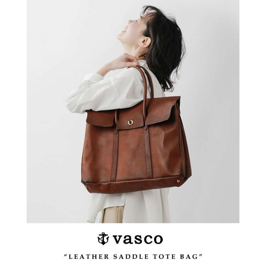 vasco ヴァスコ VASCO OLD OIL レザー サドル トートバッグ
