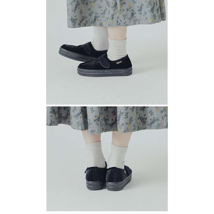 ALBEROLA（アルベローラ） aranciato別注 ベロア ベルクロ フラット