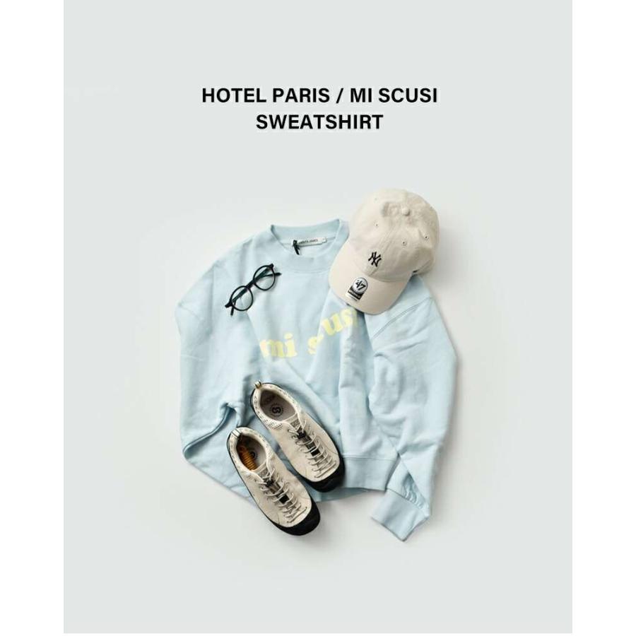 トップス ARAMINTA JAMES/PARIS SWEATSHIRT Araminta James Hotel Paris Sweatshirt | Washed Ocean Green