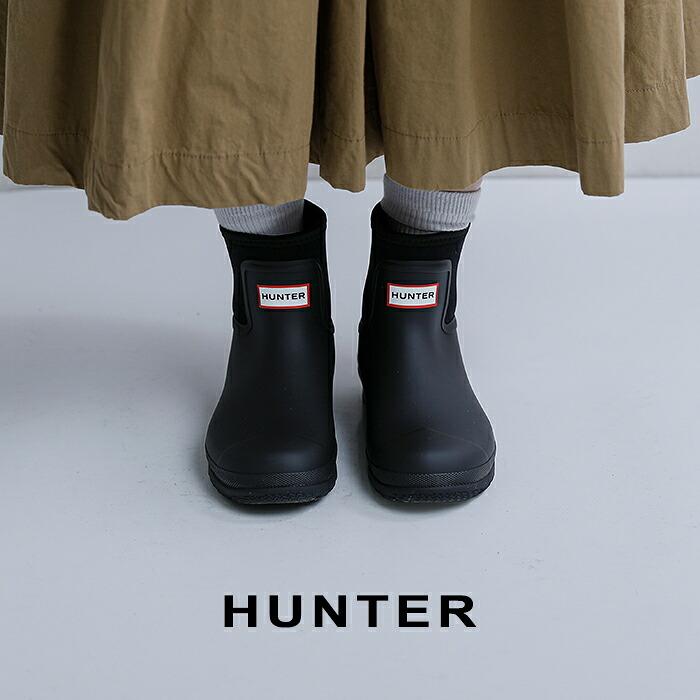 未使用⭐︎HUNTERネオプレンブーツ黒 メンズ オリジナル ネオプレン チェルシー ブーツ - ブラック