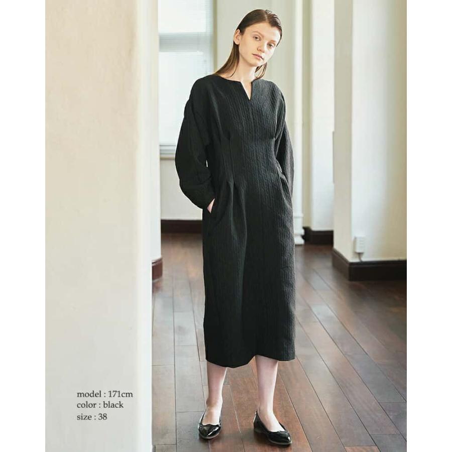 50%OFF】whyto ホワイト ジャカード タック コクーンドレス JQ TUCK 