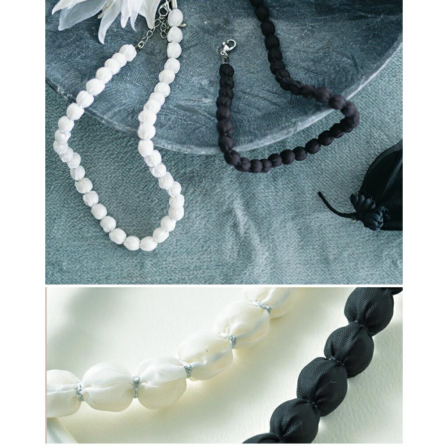 カラーパールリーフネックレス WHYTO（ホワイト） 2way シアーリーフ ネックレス ブローチ 2way sheer
