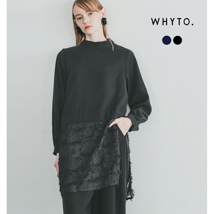 ホワイト whyto  レースコンビネーション ショートドレス lace combination short dress wht25fbl4078 レディース  春夏 2026ss新作 | WHYTO
