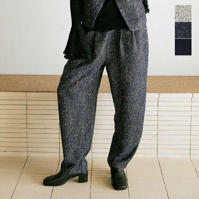 WHYTO（ホワイト） セール【40%OFF】ホワイト ネップ ツイード