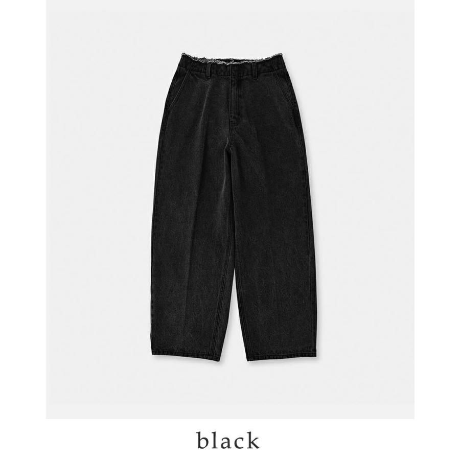 WHYTO（ホワイト） セール【70%OFF】ホワイト センタープレス デニム