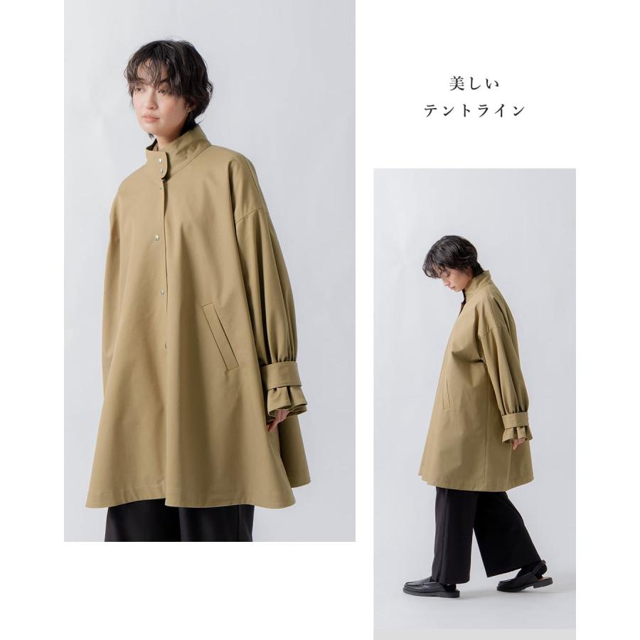 WHYTO（ホワイト） WHYTO. スタンドカラー テントコート wht26fjk4063