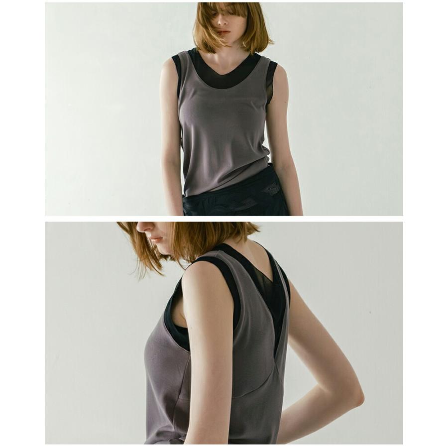 ホワイト whyto シアー コンビネーション 2way タンクトップ sheer combination tank top wht26hcs4011 レディース 春夏 2026ss新作_16