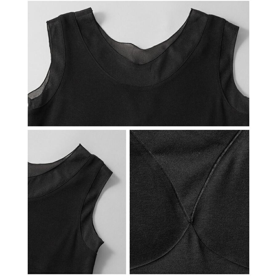 ホワイト whyto シアー コンビネーション 2way タンクトップ sheer combination tank top wht26hcs4011 レディース 春夏 2026ss新作_17