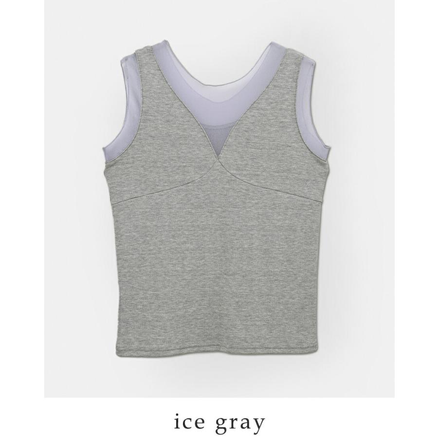 ホワイト whyto シアー コンビネーション 2way タンクトップ sheer combination tank top wht26hcs4011 レディース 春夏 2026ss新作_20
