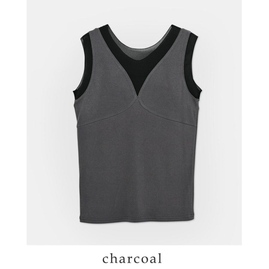 ホワイト whyto シアー コンビネーション 2way タンクトップ sheer combination tank top wht26hcs4011 レディース 春夏 2026ss新作_21
