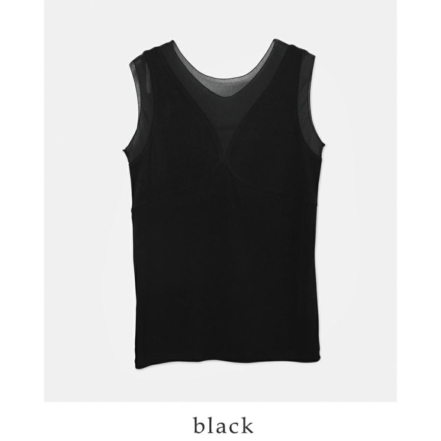 ホワイト whyto シアー コンビネーション 2way タンクトップ sheer combination tank top wht26hcs4011 レディース 春夏 2026ss新作_22