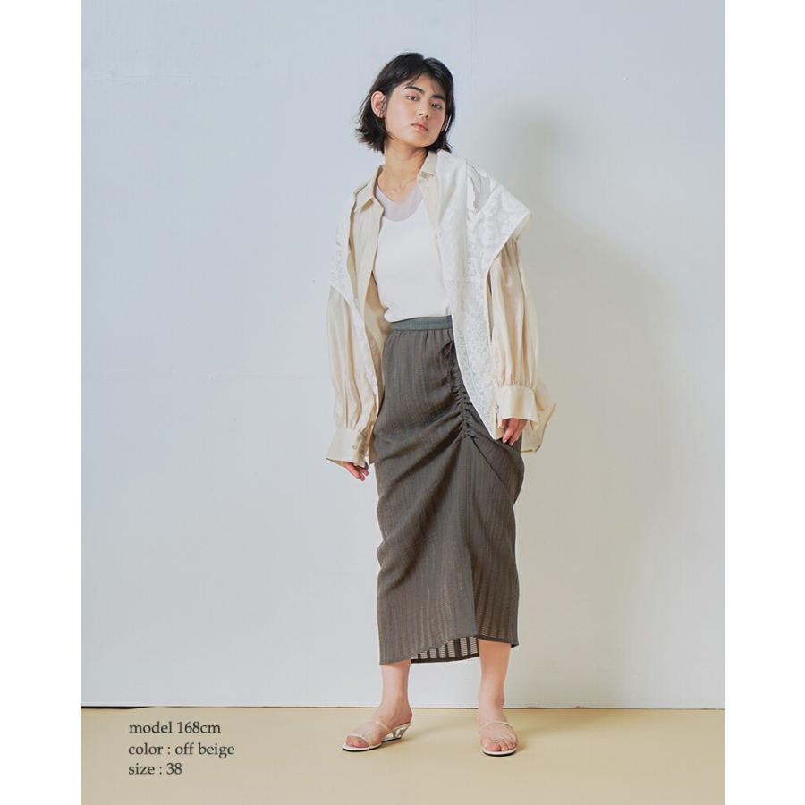 ホワイト whyto シアー コンビネーション 2way タンクトップ sheer combination tank top wht26hcs4011 レディース 春夏 2026ss新作_7
