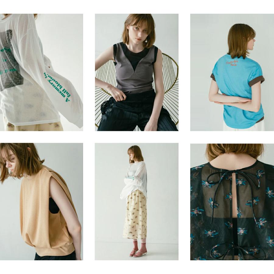ホワイト whyto シアー コンビネーション 2way タンクトップ sheer combination tank top wht26hcs4011 レディース 春夏 2026ss新作_9
