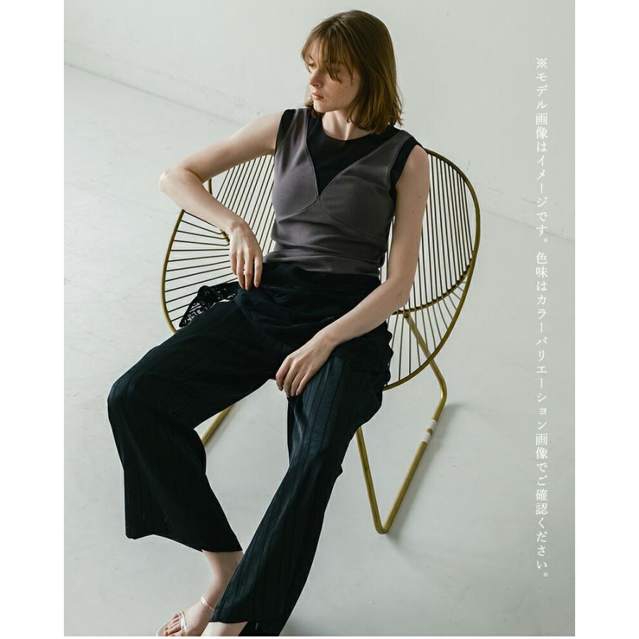 ホワイト whyto シアー コンビネーション 2way タンクトップ sheer combination tank top wht26hcs4011 レディース 春夏 2026ss新作_11