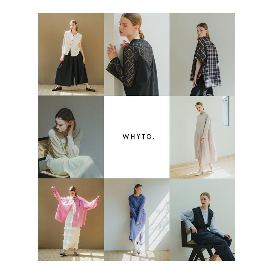 WHYTO（ホワイト） セール【30%OFF】ホワイト レースサテン オーバー