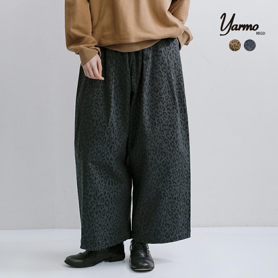 Yarmo（ヤーモ） レオパード ツイル ワーク パンツ yar-26ss-p28