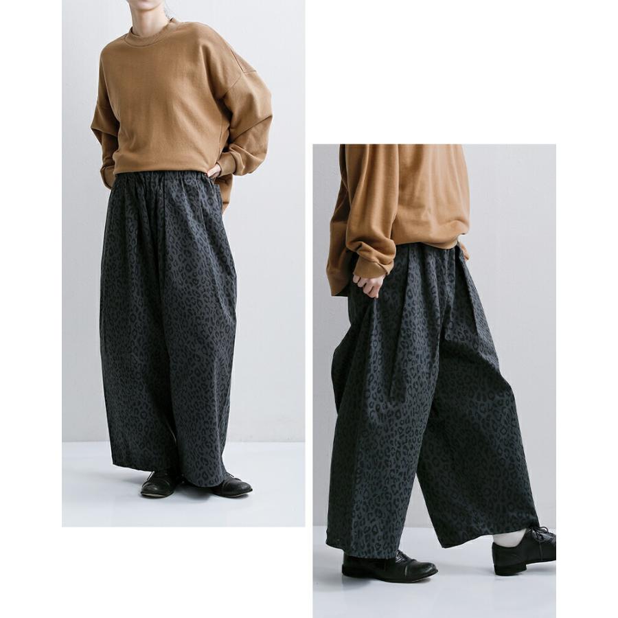 Yarmo（ヤーモ） レオパード ツイル ワーク パンツ yar-26ss-p28