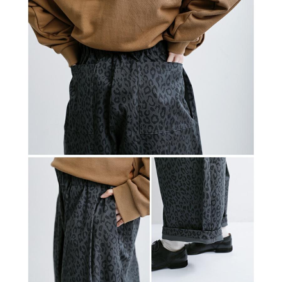 Yarmo（ヤーモ） レオパード ツイル ワーク パンツ yar-26ss-p28