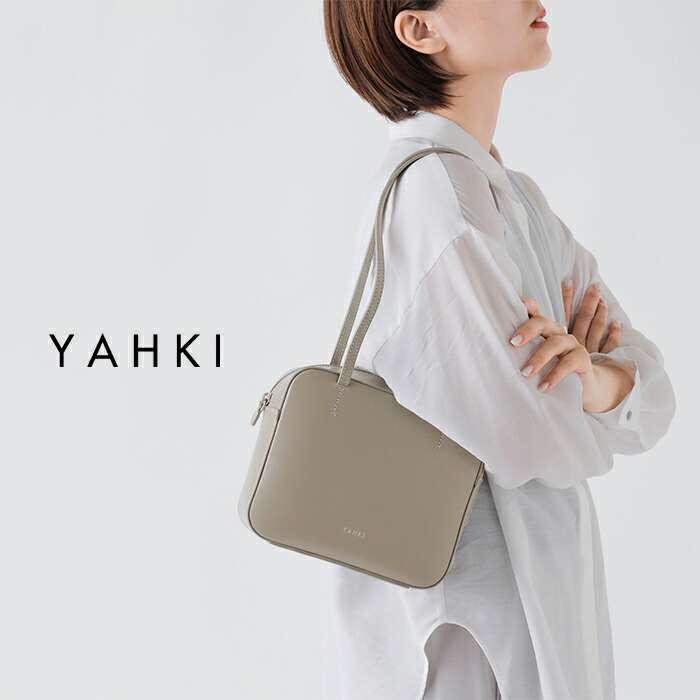 YAHKI スクエアショルダーバッグ 50％OFF】YAHKI（ヤーキ） スクエア フラップミニショルダー W