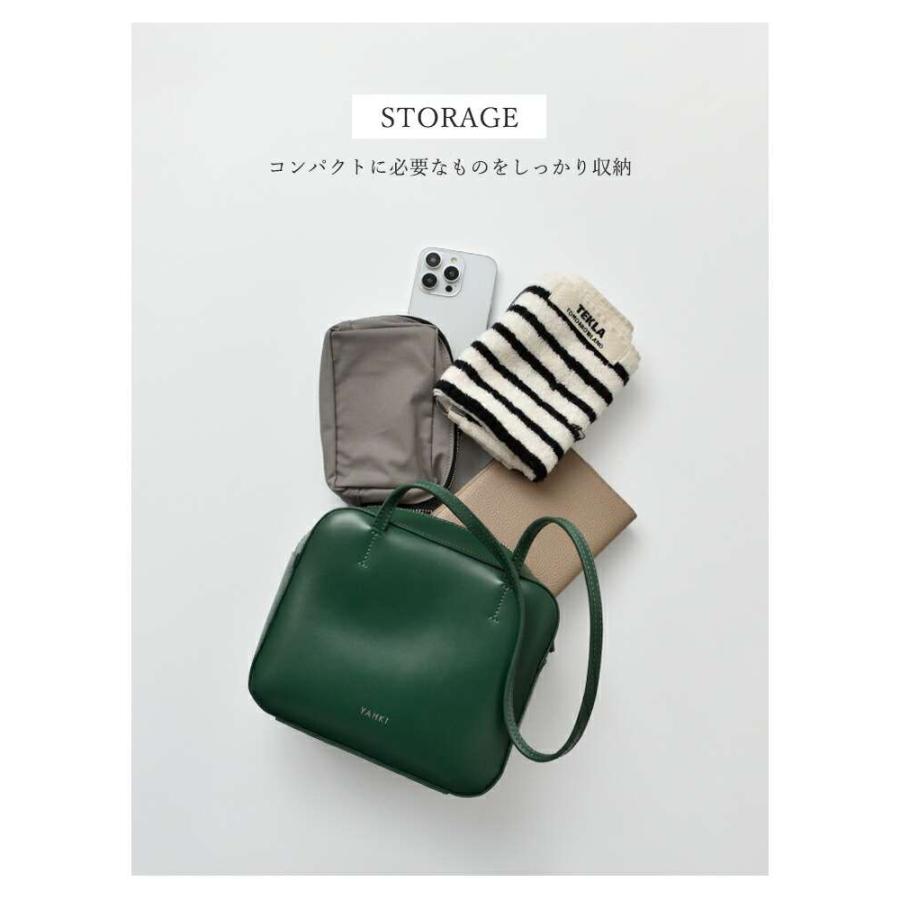 セール【30%OFF】YAHKI ヤーキ Wフェイスレザー スクエア ショルダー