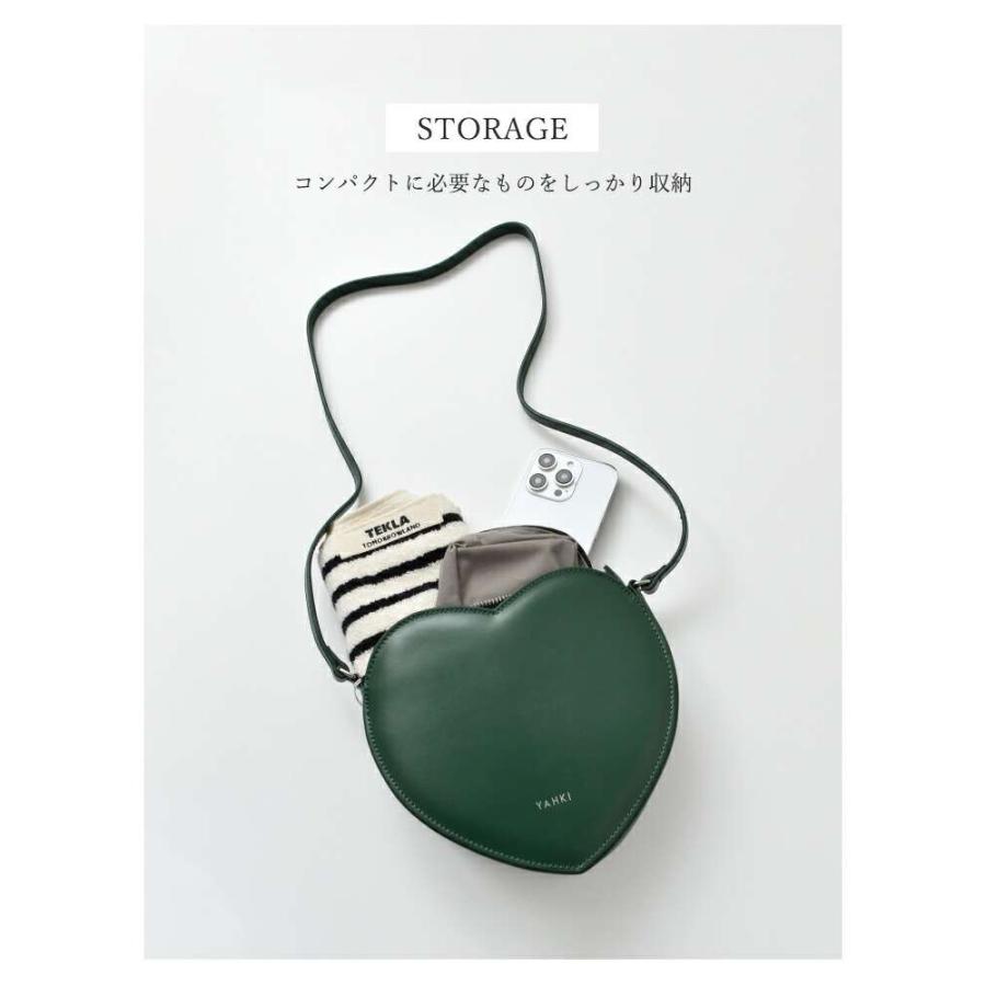 YAHKI（ヤーキ） セール【40%OFF】YAHKI Wフェイスレザー ハート