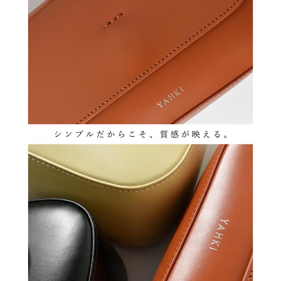 YAHKI（ヤーキ） ダブルフェイスレザー クロスボディバッグ yh-768