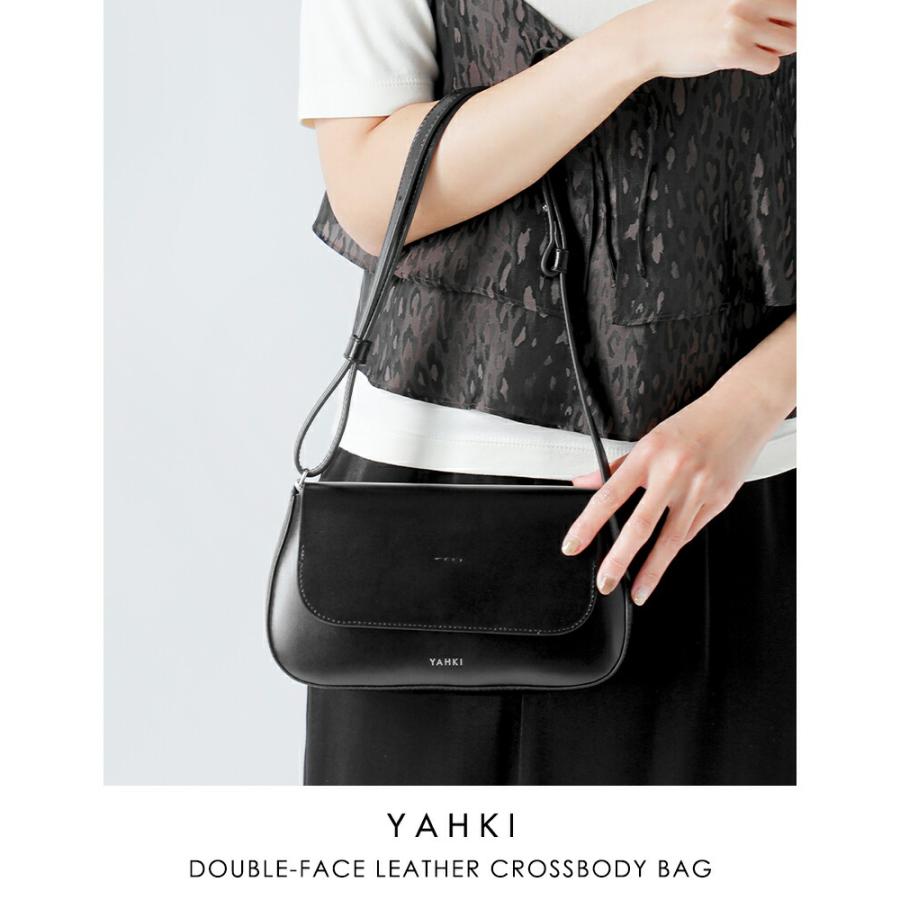 YAHKI（ヤーキ） ダブルフェイスレザー クロスボディバッグ yh-768