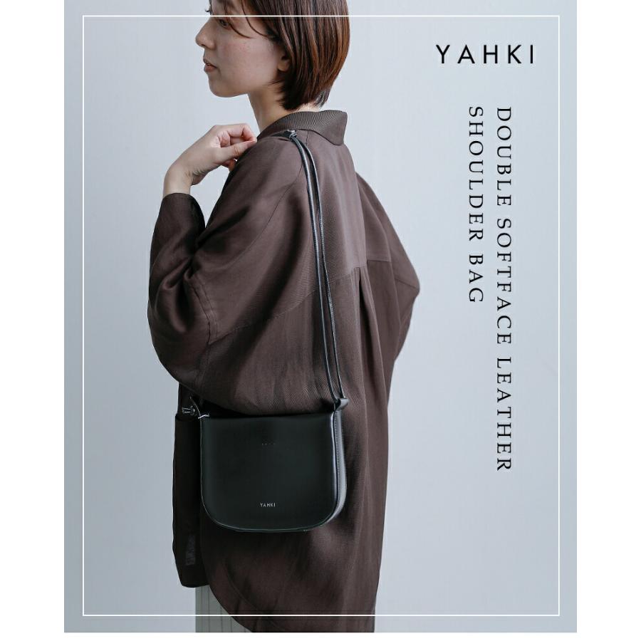 YAHKI（ヤーキ） ソフトダブルフェイスレザー ショルダー バッグ yh