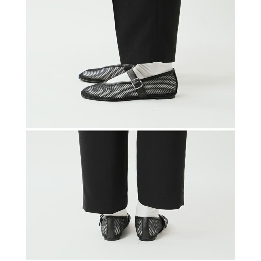 REMME（レメ） ストラップ メッシュ フラット シューズ zh-25s042