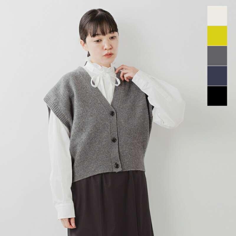 nicholson & nicholson ニットベスト　38 グレー nicolson&nicolson ニコルソンアンドニコルソン
