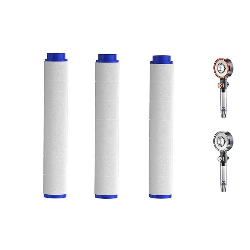 シャワーヘッド用交換フィルター3個セット シャワーヘッドフィルター 3本セット 浄水 交換用 フィルター