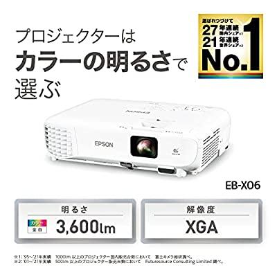 USED エプソン ビジネス プロジェクター 液晶 3600lm XGA 2.5 kg EB-X06 【Q6898875861】(24092円)