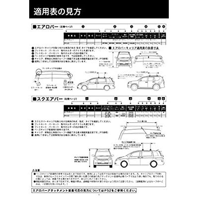 Terzo テルッツォ (by PIAA) ルーフキャリア ベースキャリア フット 4個入 ボルトオンタイプ ブラック エアロバー用 ロック付 EF1 