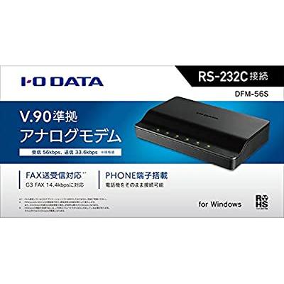 I-O DATA アナログモデム/V.90準拠/RS-232C接続//DFM-56S :mu-B0798GS4N7:あららショップ - 通販