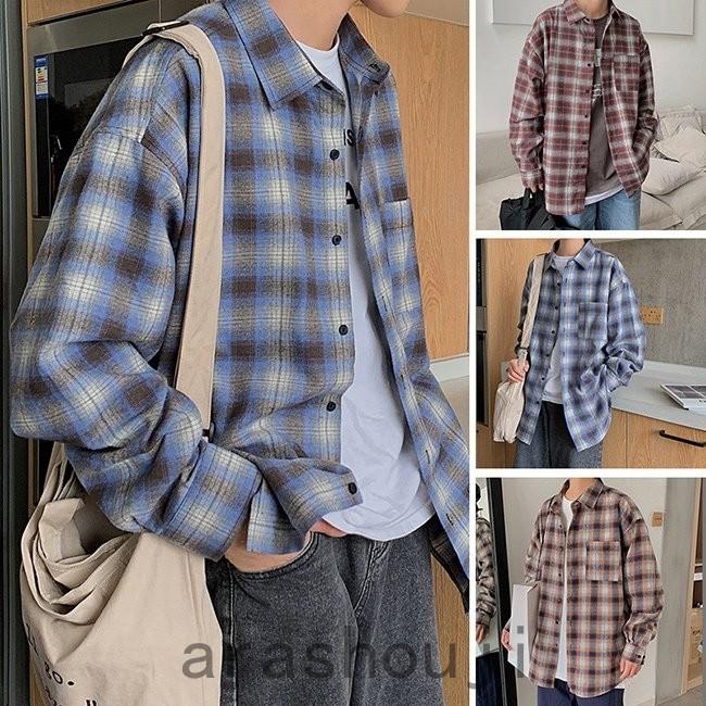 シャツ メンズ 長袖 チェックシャツ カジュアルシャツ 開襟シャツ ジャケット メンズファッション 学生 父の日 ギフト プレゼント Ms119 Ara311 04 嵐商会 通販 Yahoo ショッピング