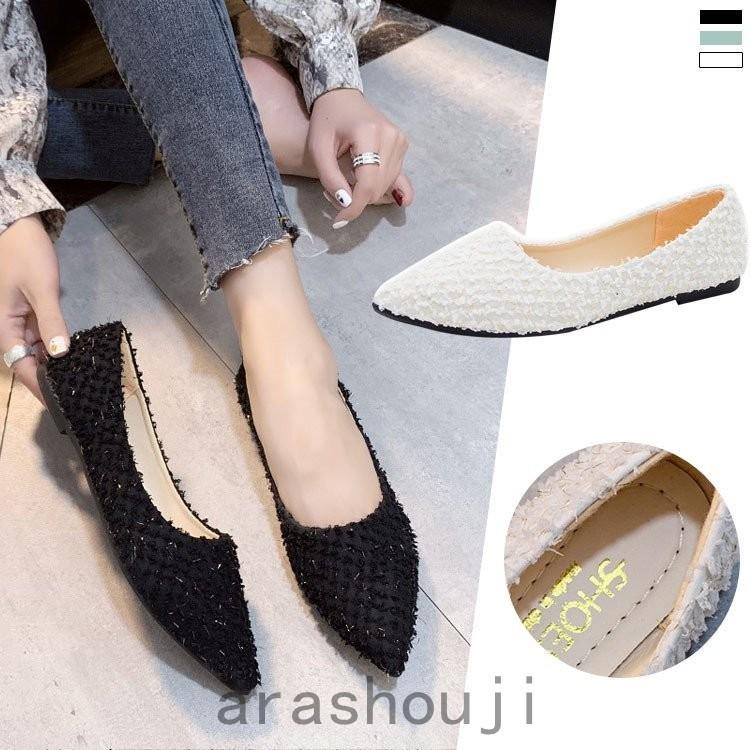 オペラパンプス 歩きやすい 痛くないオペラパンプス 女性 通気インソール フラット シューズ 靴 オペラシューズ 軽量 Ara311 2160 嵐商会 通販 Yahoo ショッピング