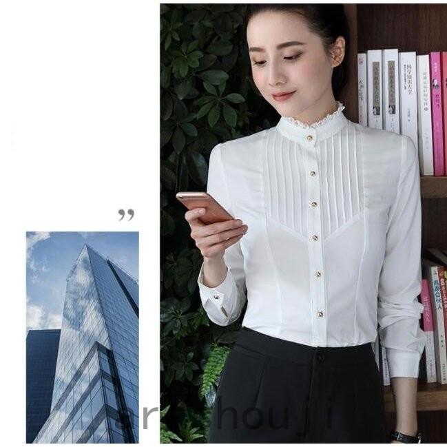 フォーマル 立襟 Yシャツ 新作 安い ワイシャツ シャツ ブラウス レディーススキッパーシャツ 細身 学生 上着 オフィス Ol 就活 大きいサイズ 通勤 面接 Ara314 1139 嵐商会 通販 Yahoo ショッピング