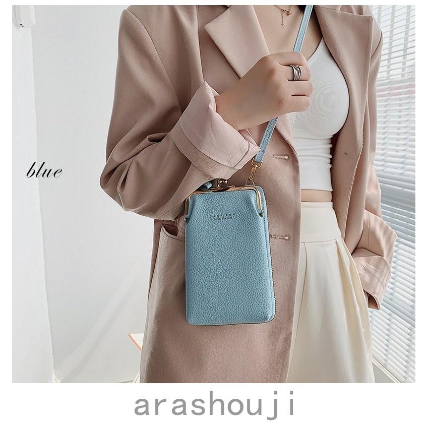 スマホポーチ レディース おしゃれ かわいい がま口 サイフ ショルダーバッグ スマホ スマホショルダー バッグ ポーチ ミニバッグ 携帯 縦型 肩掛け 財布 鞄 低価格化 がま口