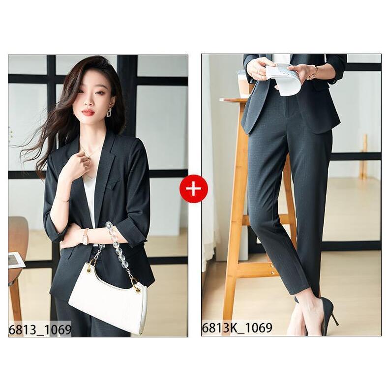 レディース スーツセット 2点セット パンツスーツ ビジネススーツ 女性 春秋新作 テーラード 大きいサイズ 韓国風 着痩せ 体型カバー 大人かわいい Ara317 2124 嵐商会 通販 Yahoo ショッピング