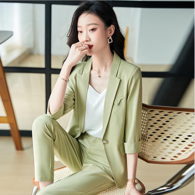 レディース スーツセット 2点セット パンツスーツ ビジネススーツ 女性 春秋新作 テーラード 大きいサイズ 韓国風 着痩せ 体型カバー 大人かわいい Ara317 2124 嵐商会 通販 Yahoo ショッピング