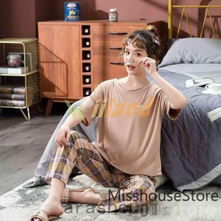 パジャマ メンズ 2点セット 半袖 ルームウェア 綿 夏 ショートパンツ