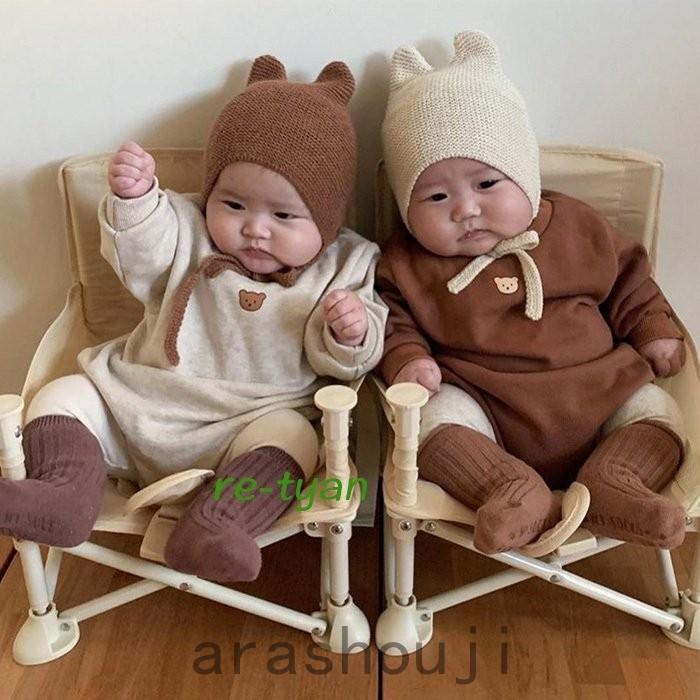 ベビー服 新生児服 女の子 長袖ロンパース新生児 カバーオール 冬ベビー おしゃれ 66 73 80 90cm 子供服 出産祝い 内祝いキッズ ギフト 肌着 ベビータイツ Ara317 4242 嵐商会 通販 Yahoo ショッピング