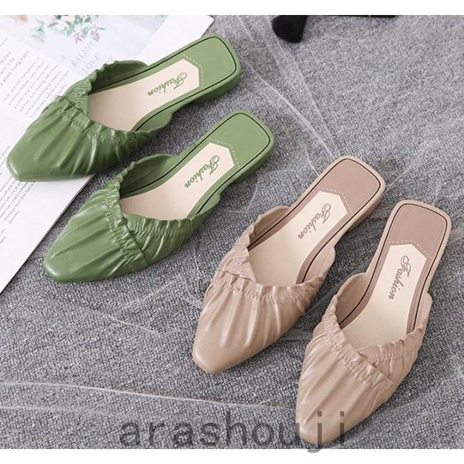 ビニールサンダル ミュール 前ふさがり ローヒール つっかけ スリッパサンダル レディース オフィス 夏新作 おしゃれ 履きやすい 歩きやすい Ara36s 0132 嵐商会 通販 Yahoo ショッピング