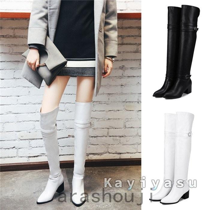 ジョッキーブーツ サイハイブーツ レディース ポインテッドトゥ 長靴 ニーハイブーツ ロング 裏起毛 シューズ 人気 オシャレ 暖かい 春秋冬 大きいサズ有り Ara37s 0517 嵐商会 通販 Yahoo ショッピング