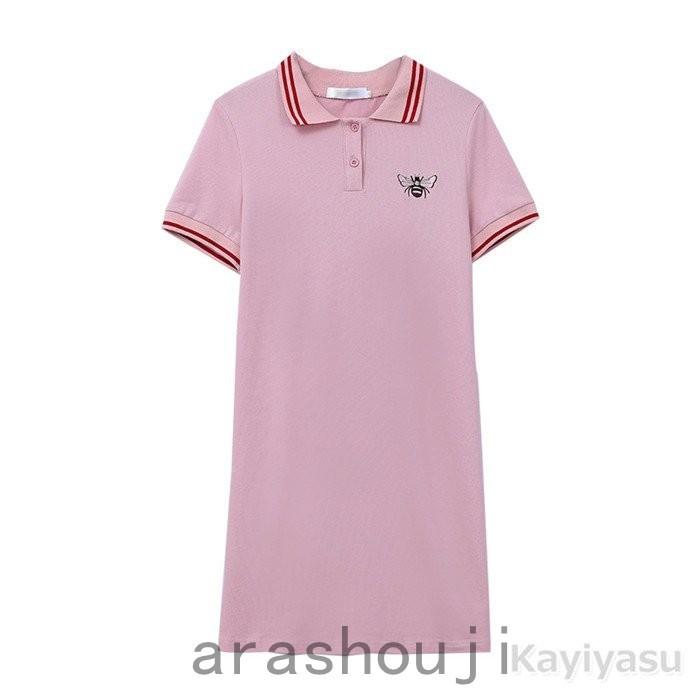 ワンピース レディース ゴルフウェア ゴルフワンピース ロングポロシャツ チュニック 夏コーデ 綿 通気吸汗 半袖 Polo Aライン テニス スポーツウェア ブラック Ara37s 0572 嵐商会 通販 Yahoo ショッピング