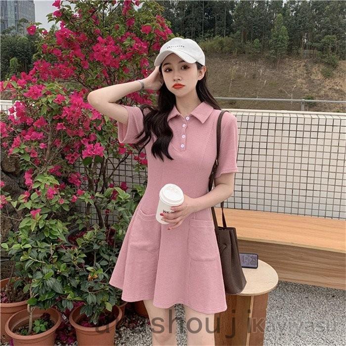 ゴルフウェア レディース ゴルフワンピース ロングポロシャツ チュニック 夏用コーデ 通気吸汗 半袖 Polo Aライン 女性用 テニスウェア スポーツウェア きれいめ Ara37s 0626 嵐商会 通販 Yahoo ショッピング